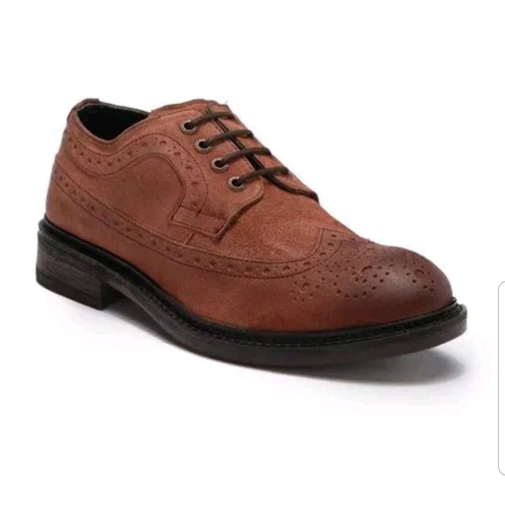 NIB Frank Wright Baird suede leather Derby - Picture 2 of 3